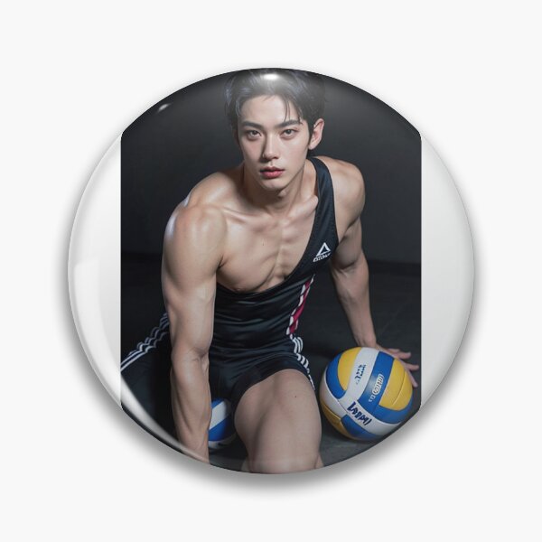 Item preview, sexy cool male volley ball player designed and sold by ThickDesign.