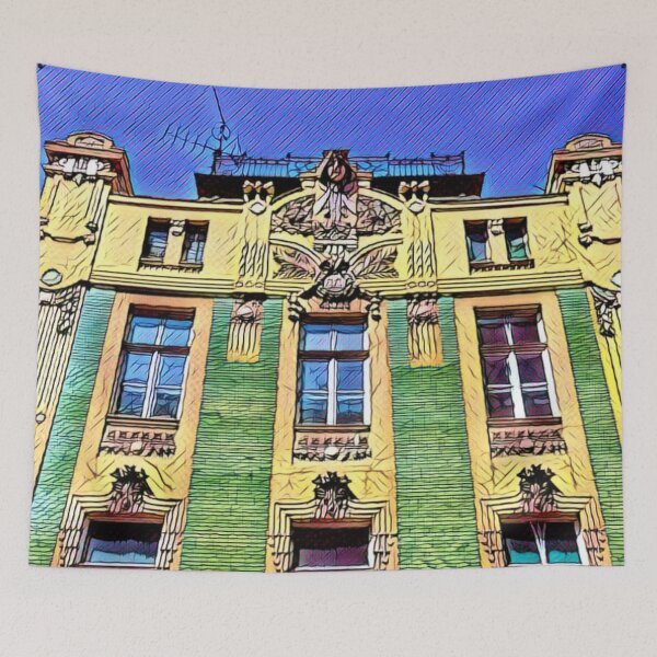Item preview, A Pop Art Travel Print of Belgrade - Serbia  designed and sold by StudioRedKoala.