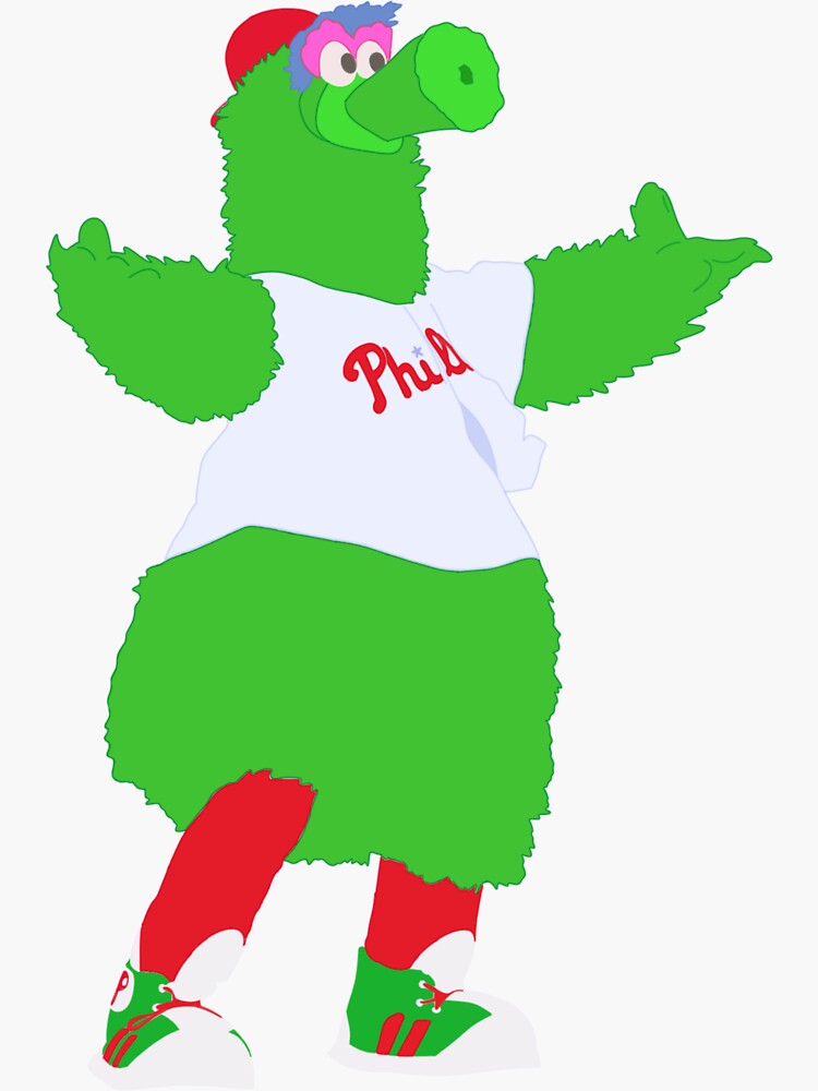 Phillie Phanatic Sticker Philadelphia Sticker Philadelphia 