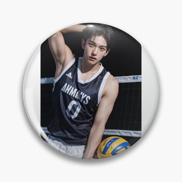 Item preview, sexy cool male volley ball player designed and sold by ThickDesign.