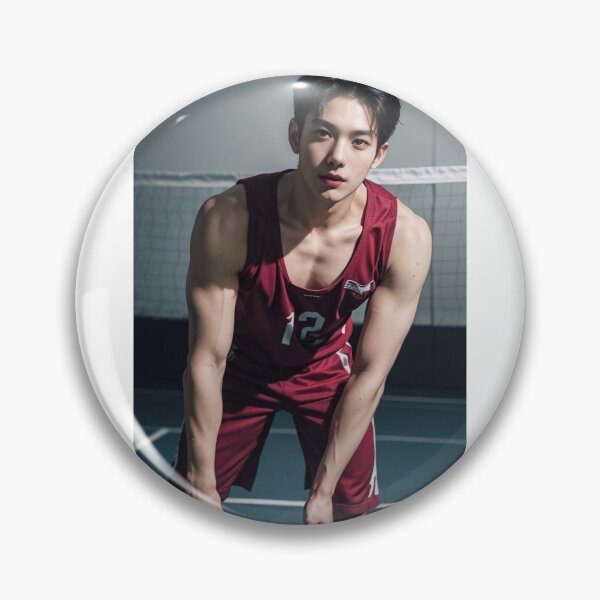 Item preview, sexy cool male volley ball player designed and sold by ThickDesign.