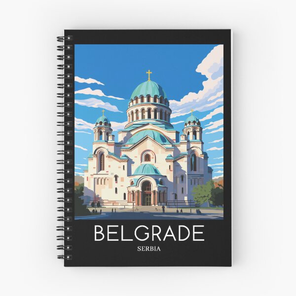 Item preview, A Pop Art Travel Print of Belgrade - Serbia  designed and sold by StudioRedKoala.