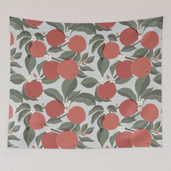 Item preview, Abstract Red Apples designed and sold by Megs Lang.