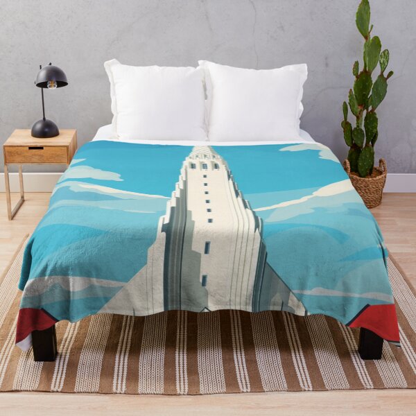 Item preview, A Pop Art Travel Print of Reykjavik - Iceland designed and sold by StudioRedKoala.