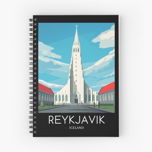 Item preview, A Pop Art Travel Print of Reykjavik - Iceland  designed and sold by StudioRedKoala.