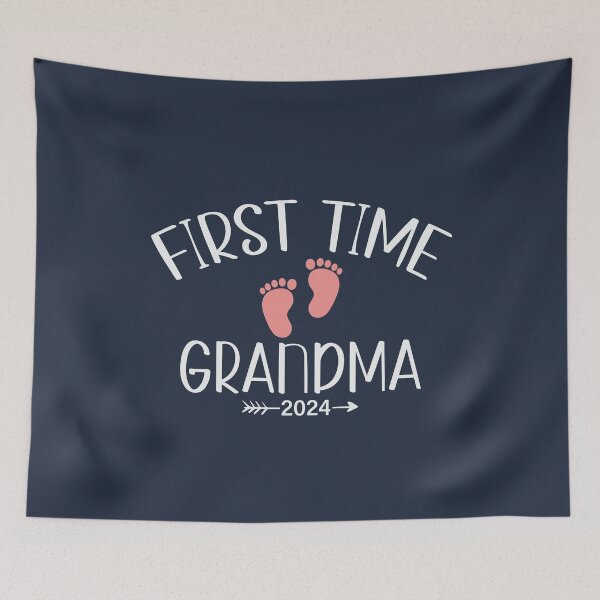 Item preview, First Time Grandma 2024 New Year Grandma designed and sold by ArtMeetsPizza.