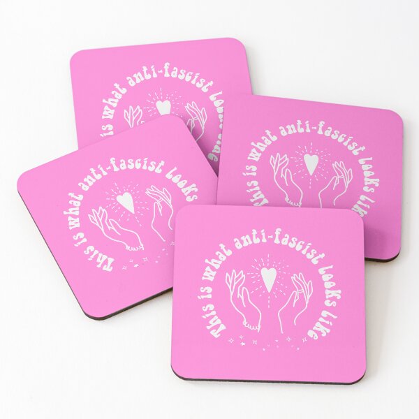 Item preview, This is what Anti-fascist Looks Like Cute Girly Boho Heart in Hands designed and sold by GRAPHICxBOMB.