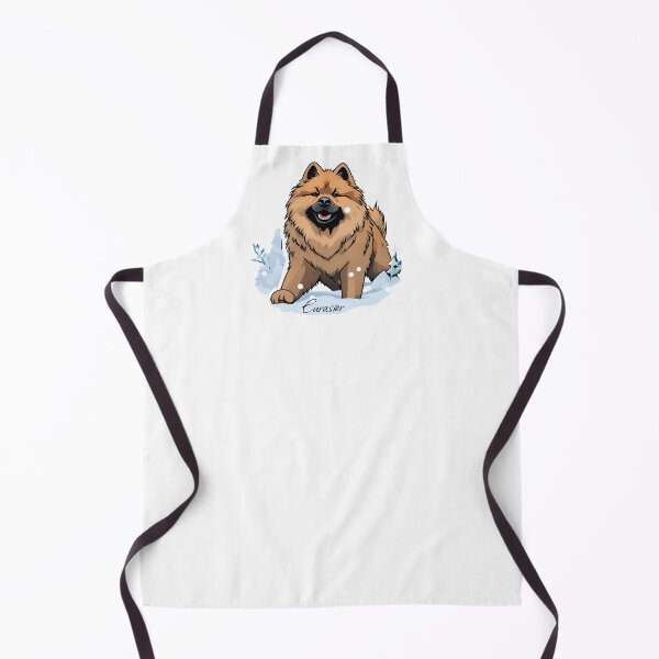 Item preview, Eurasier dog playing in the snow designed and sold by Outofdream1.