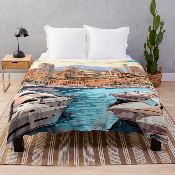 Item preview, A Pop Art Travel Print of Monaco designed and sold by StudioRedKoala.
