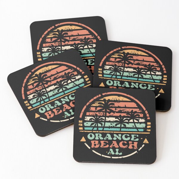 Item preview, Orange beach AL - Retro distressed designed and sold by GediaPrints.