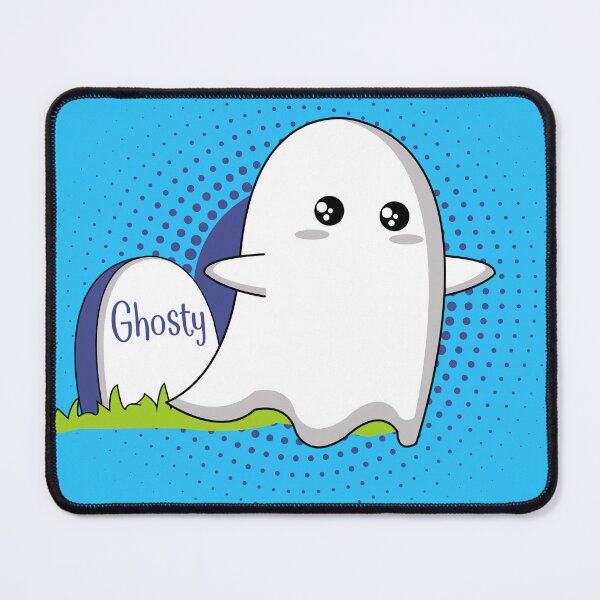 Item preview, GHOSTY - COLLECTION KUTE MONSTER - ORIGINAL ILLUSTRATION designed and sold by Retro-80-90.