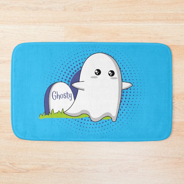 Item preview, GHOSTY - COLLECTION KUTE MONSTER - ORIGINAL ILLUSTRATION designed and sold by Retro-80-90.