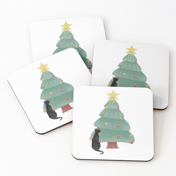 Item preview, Christmas Black Cat designed and sold by Catspeople.