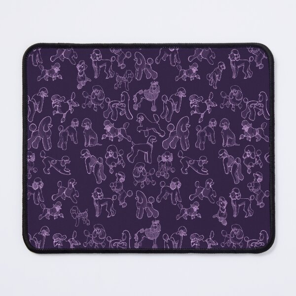 Item preview, Poodle Patterns Purple designed and sold by Spike and Sparkle.