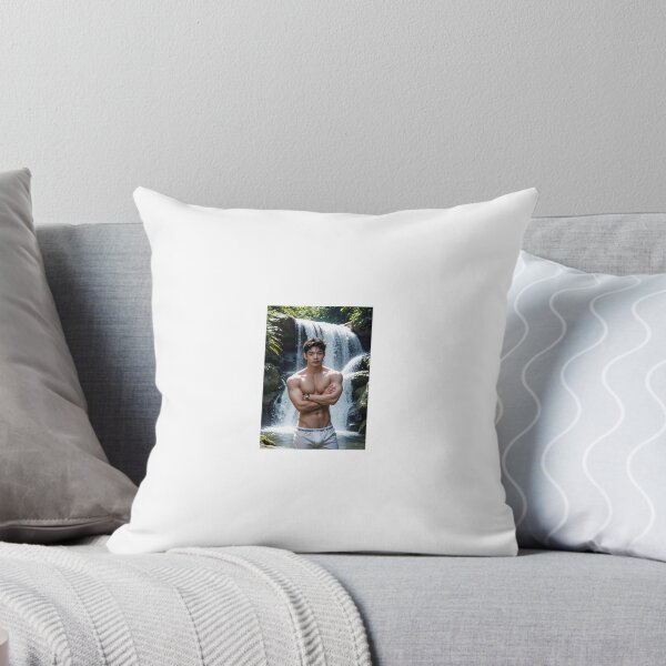 Item preview, sexy cool guy at waterfall designed and sold by ThickDesign.