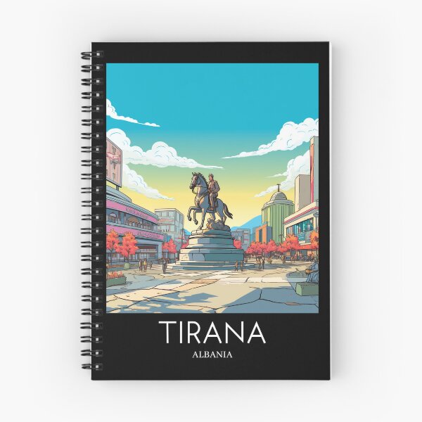 Item preview, A Pop Art Travel Print of Tirana - Albania  designed and sold by StudioRedKoala.
