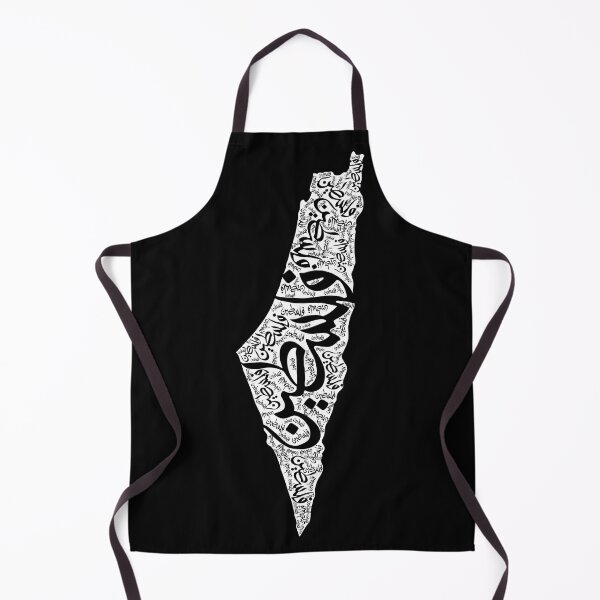 Item preview,  Free Palestine map black and white فلسطين designed and sold by ArabicFeather.