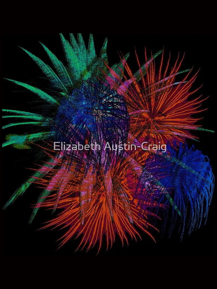 Thumbnail 3 of 3, Scarf, Celebration designed and sold by Elizabeth Austin-Craig.