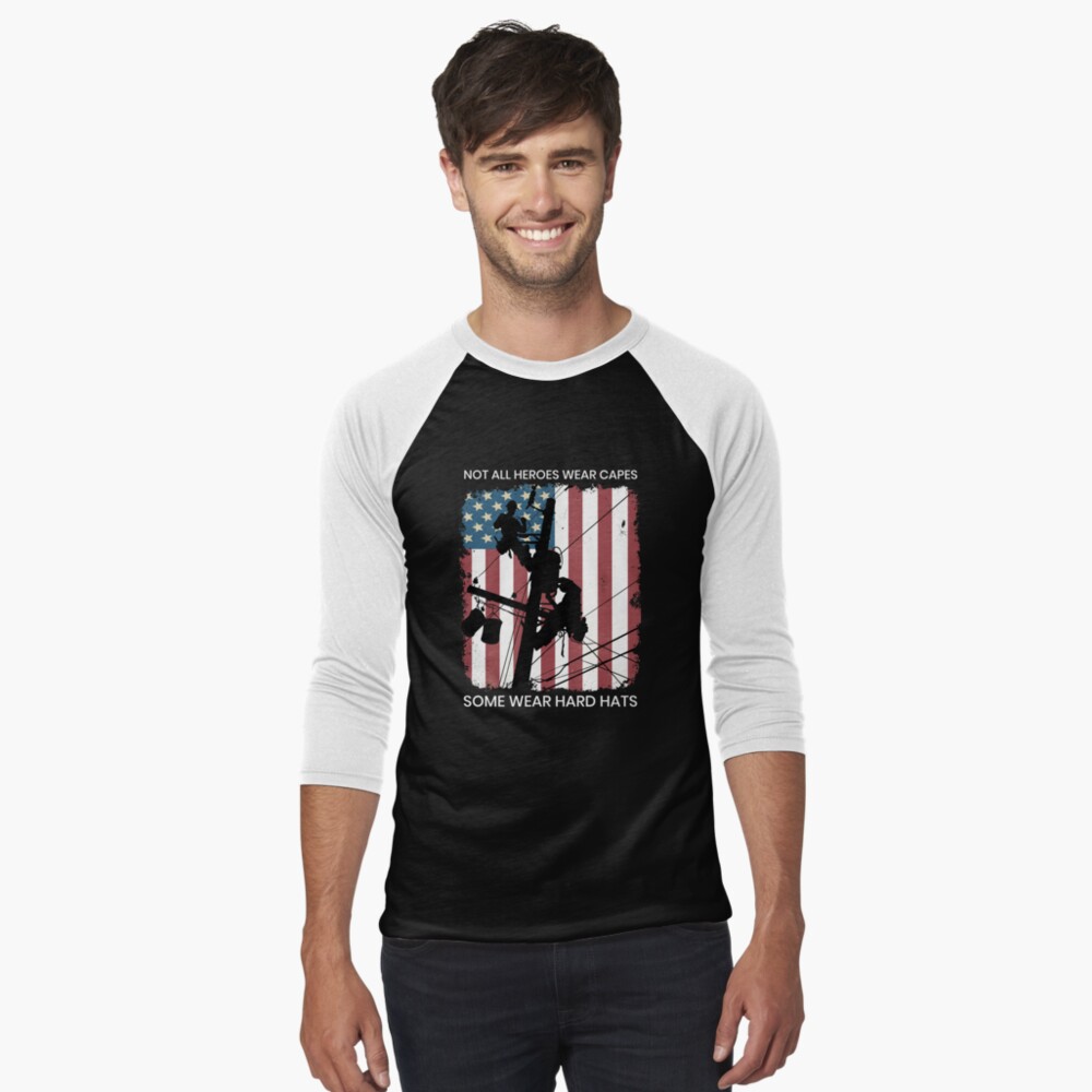 Item preview, Baseball ¾ Sleeve T-Shirt designed and sold by LineXpressions.