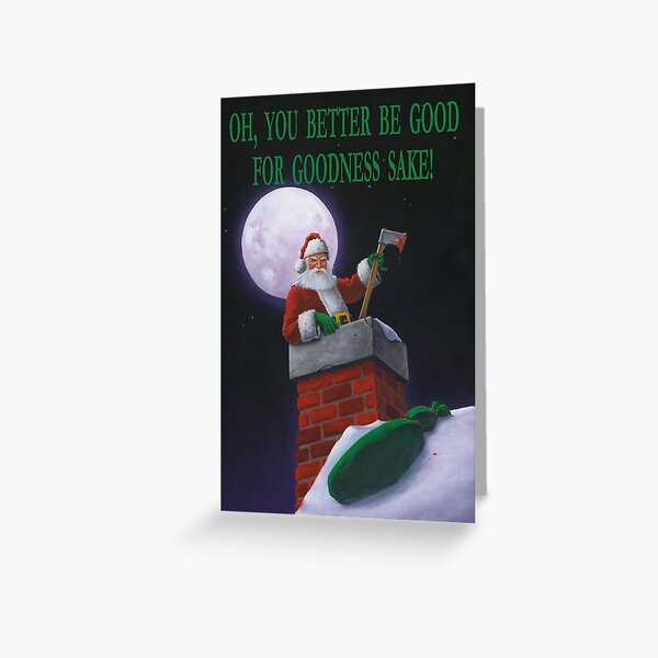 Item preview, Evil Santa Be Good designed and sold by StacyDrum.