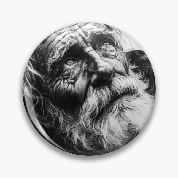 Item preview, Wise old man designed and sold by AmazingDopeArts.
