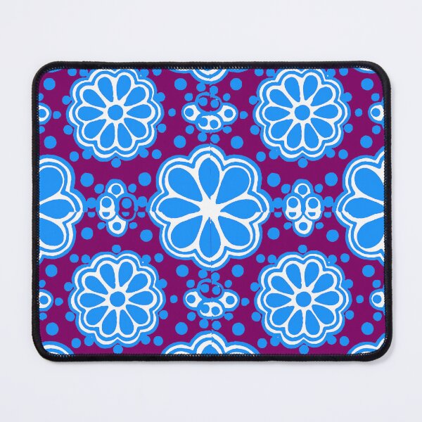 Item preview, BLUE-PURPLE GEOMETRIC ABSTRACT PATTERNS ART designed and sold by sharlesart.