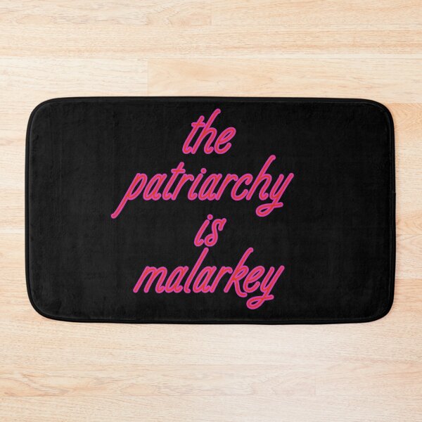 Item preview, The Patriarchy Is Malarkey – Retro Feminist Rant Poster designed and sold by Parasocialite.