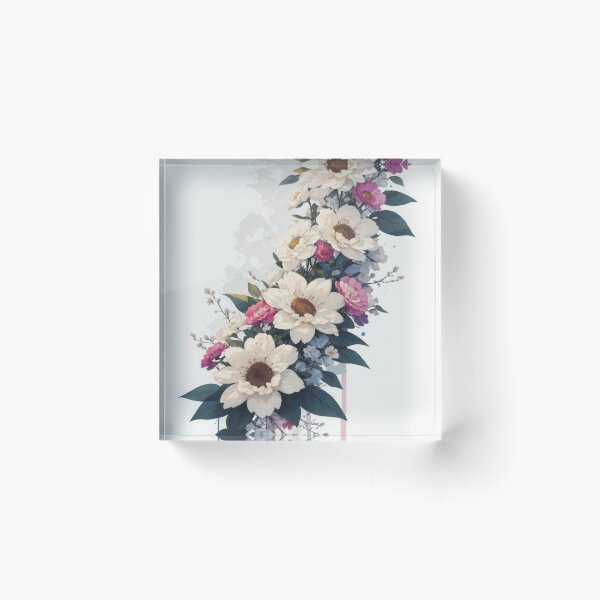 Aperçu de l'œuvre Fleurs d’art à l’encre créée et vendue par PaperAI.