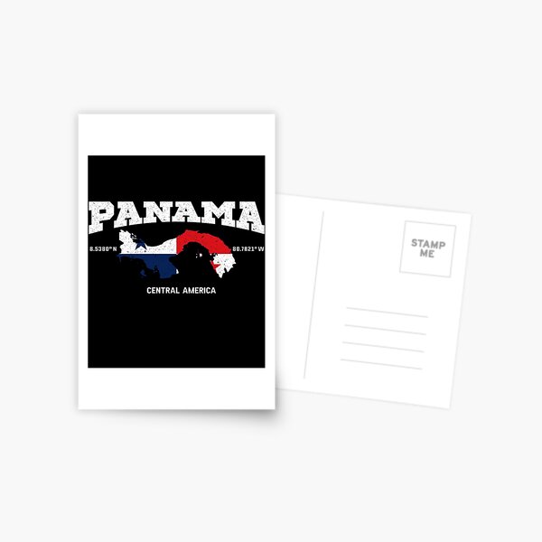 Item preview, Panamanian Flag and Map, Panama coordinates, Panama localisation designed and sold by Flags &  Maps.