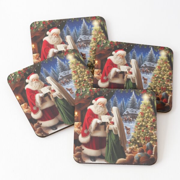 Item preview, Santa Claus in the manger designed and sold by KalinsAtelier.