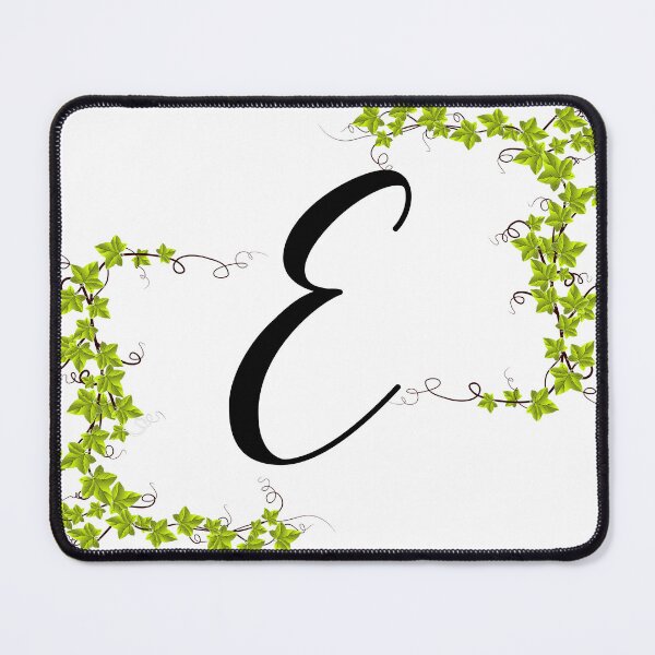 Item preview, The Letter "E" With Green Leaves. designed and sold by LisaDesigns323.