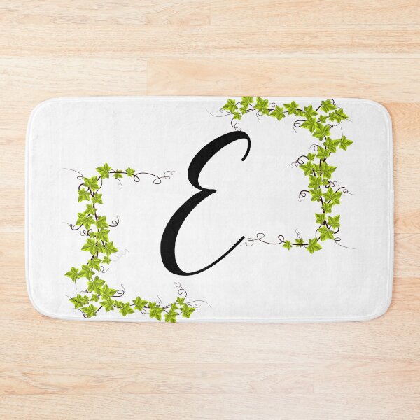 Item preview, The Letter "E" With Green Leaves. designed and sold by LisaDesigns323.