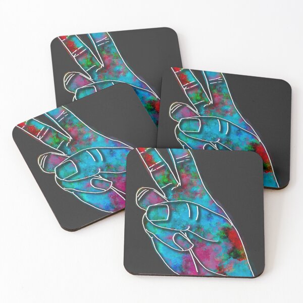 Item preview, Spraypainted Peace Fingers  designed and sold by Carolyn Pitts.