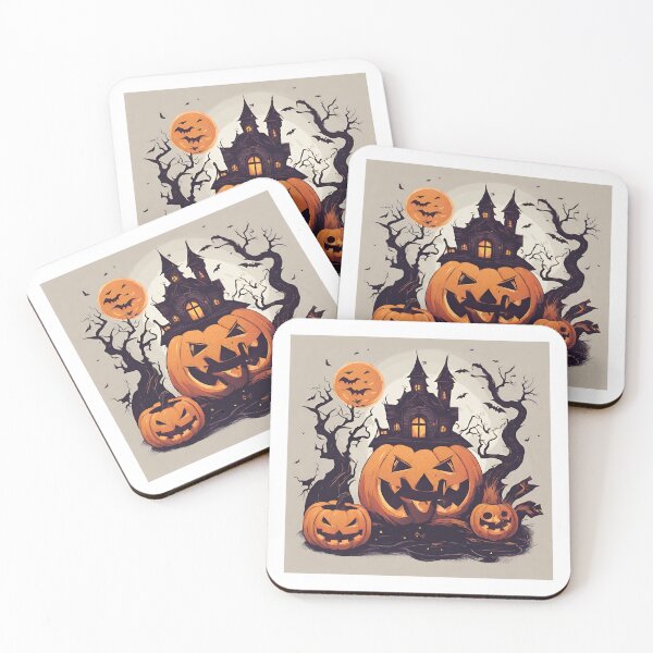 Item preview, The Haunted Halloween Town designed and sold by TheMugStroies.