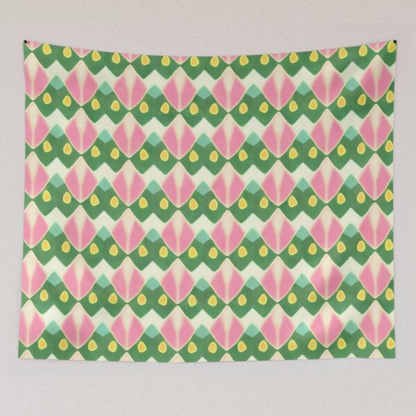 Item preview, Abstract green and pink pattern designed and sold by CreativeNxt.