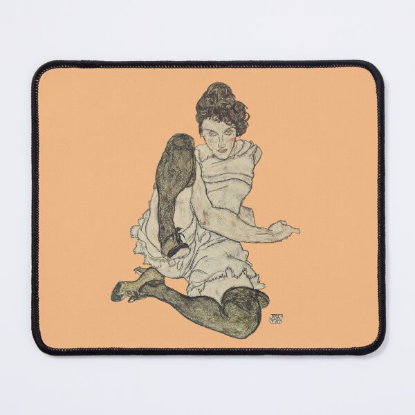 Item preview, Female model seated, by Egon Schiele (1920) designed and sold by MINDTHECHERRY.