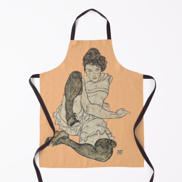 Item preview, Female model seated, by Egon Schiele (1920) designed and sold by MINDTHECHERRY.