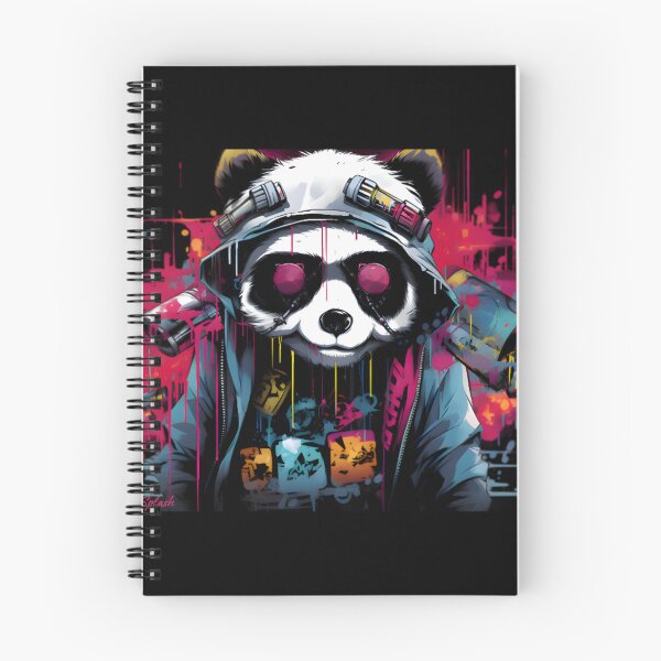 Item preview, Cyber Panda, cartoon, Splash designed and sold by ArtWearSplash.
