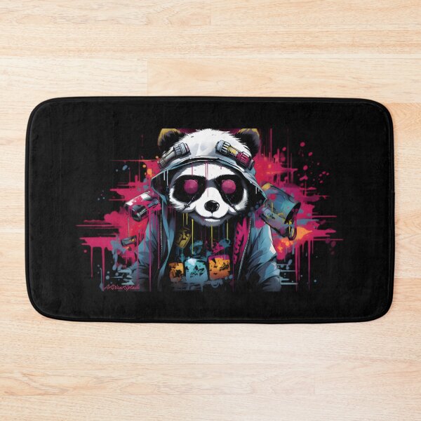 Item preview, Cyber Panda, cartoon, Splash designed and sold by ArtWearSplash.