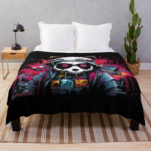 Item preview, Cyber Panda, cartoon, Splash designed and sold by ArtWearSplash.