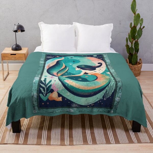 Item preview, Mermaid in the Water Vintage designed and sold by SophiaKoorArt.