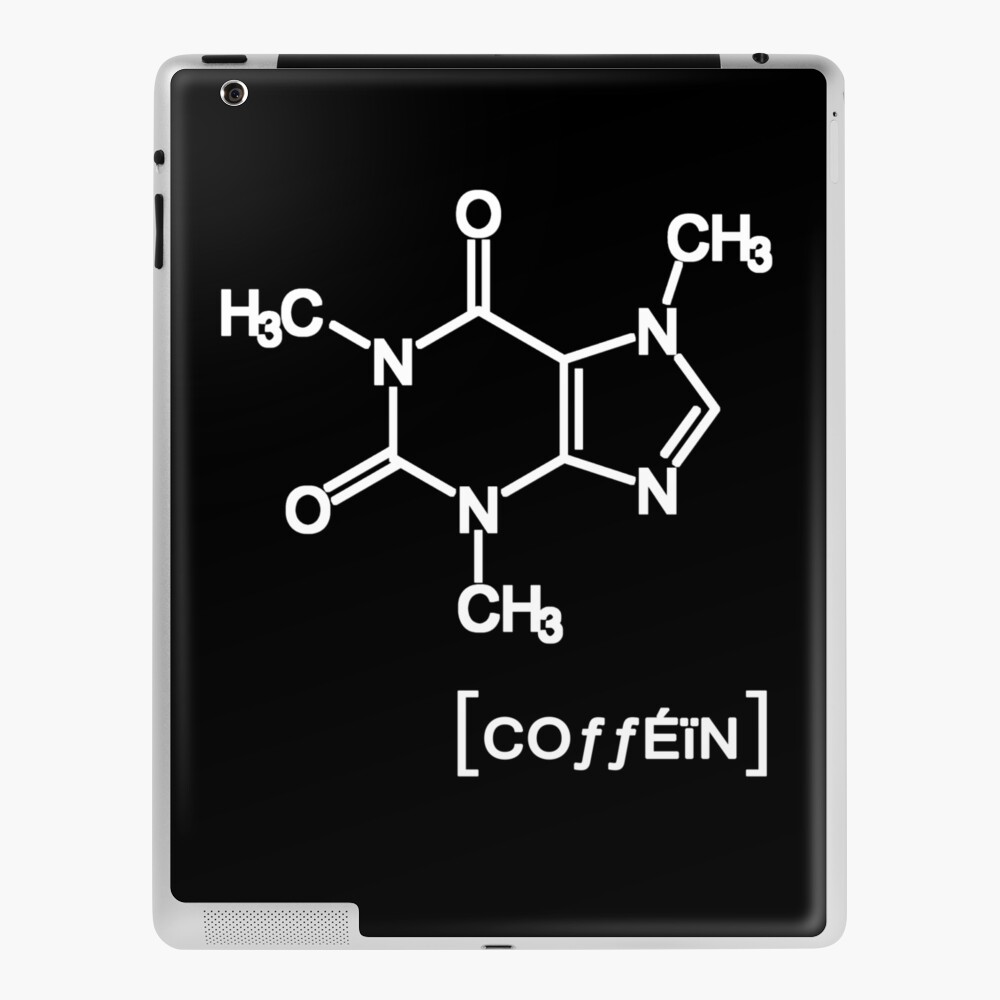 Coffee Caffeine Chemical Molecule Formula C8H10N4O2 T-Shirt-BN – Banazatee