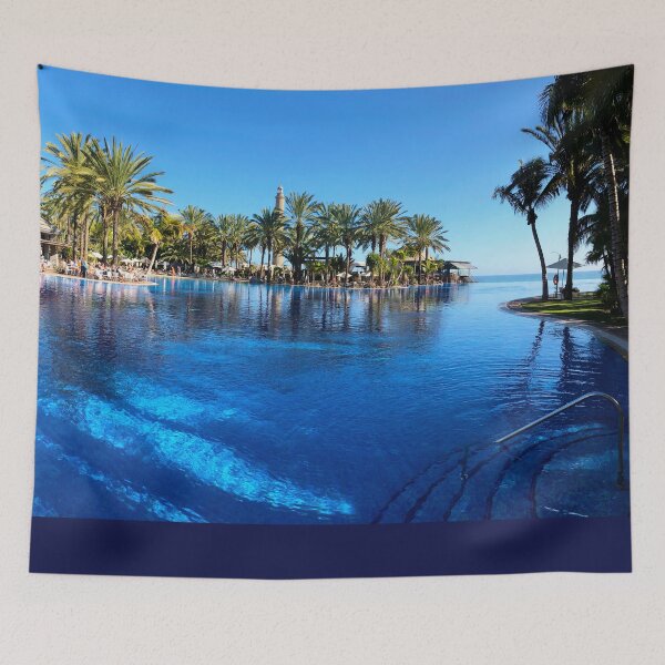 Item preview, The Lopesan Meloneras Infinity pool in Gran Canaria, Spain - 14314 x 5804 px, 300 dpi designed and sold by Bruno Beach.