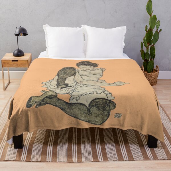 Item preview, Female model seated, by Egon Schiele (1920) designed and sold by MINDTHECHERRY.