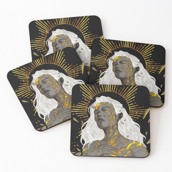 Item preview, Golden shards designed and sold by Maux-invisibles.