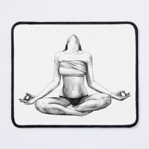 Item preview, Girl Yoga Meditation Zen designed and sold by dk-design85.
