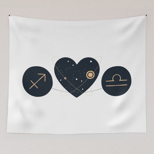 Item preview, Romantic Zodiac Couples - Sagittarius Loves Libra designed and sold by wugnia.