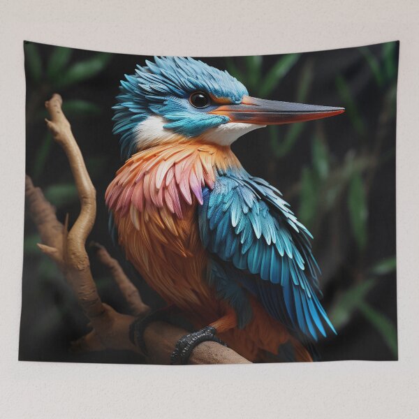 Item preview, The Kiwi Kingfisher (Or Maori Skystreak) designed and sold by Brendon987.
