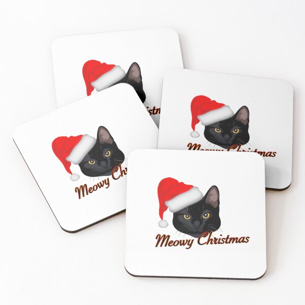Item preview, Meowy Christmas Santa Cat designed and sold by Catspeople.