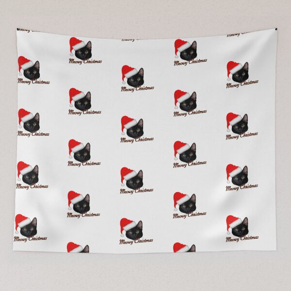 Item preview, Meowy Christmas Santa Cat designed and sold by Catspeople.